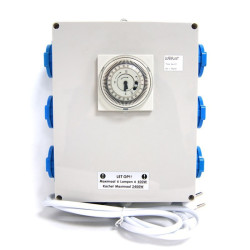TIMER RELAIS 6 PRISES 6X400 - SUPERPLANT