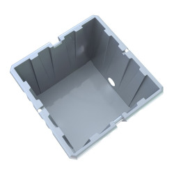 POT 36 LITRE RDWC SILVER