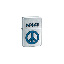 Belflam Oil - Le Briquet Essence Peace Bleu Modele 1