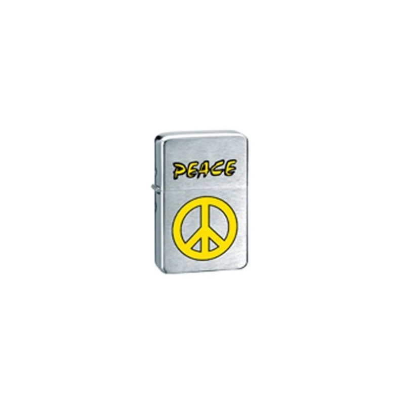 Belflam Oil - Le Briquet Essence Peace Jaune Modele 2 Belflam Oil - Le Briquet Essence Peace Jaune Modele 2