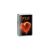 Belflam Oil - Le Briquet Essence Love Coeur En Feu Modele 3