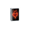 Belflam Oil - Le Briquet Essence Love Coeur En Feu Modele 4