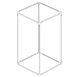 Structure de chambre de culture BBS - 60x60x100