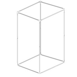 Structure de chambre de culture BBS - 100x100x200