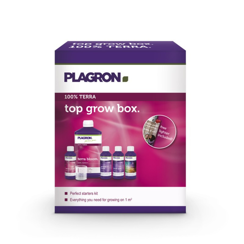 Plagron - Top Grow Box Terra, pack complet engrais et booster pour la terre