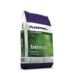 Terreau Plagron Bat Mix 25L, avec engrais guano de chauve souris pour la floraison