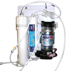 Osmoseur AQUARIOPURE 190L/jour + pompe booster