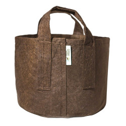 Root Pouch 6 - 21L - Pot géotextile écologique avec anses Brown - 28x26cm