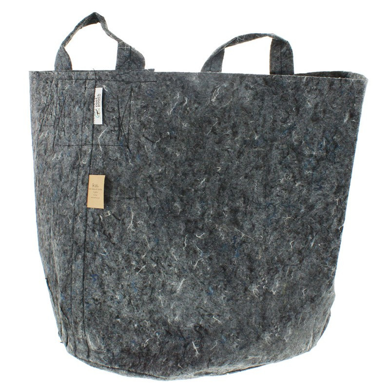 Root Pouch 15 - 56L - Pot géotextile écologique avec anses Grey - 43x38cm