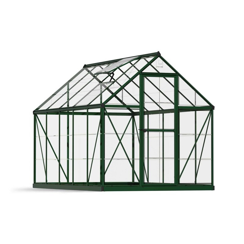 Canopia - Serre de terrasse en polycarbonate - Harmony? Vert - 180x300cm