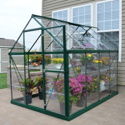 Canopia - Serre de terrasse en polycarbonate - Harmony? Vert - 180x240cm
