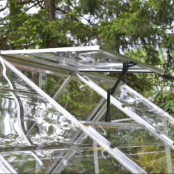 Canopia - Serre de terrasse en polycarbonate - Harmony? Silver - 180x365cm