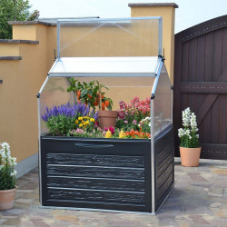 Canopia - Carré potager Plant Inn® - Silver clear - 120x120cm