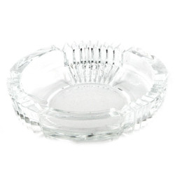 CENDRIER EN VERRE ROND 20 CM