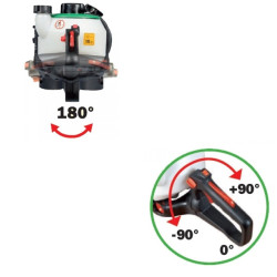 Ribimex - Taille haies thermique - 25.4cc - Lames 610mm