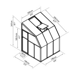 Canopia - Solarium - 200x200.5cm