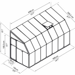 Canopia - Solarium - 448x200.5cm