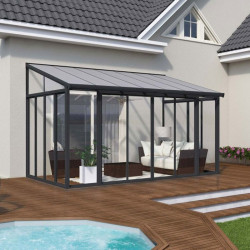 Canopia - Sanremo Solarium - 3x4,25m - Gris