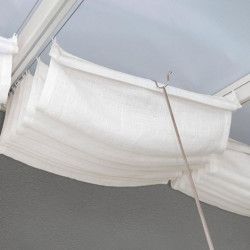Canopia - Store de toit pour Patio Cover et Sanremo - 3x4.25 - Blanc