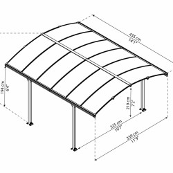 Canopia - Carport - Arcadia 4300