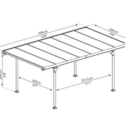 Canopia - Carport - Verona 5000