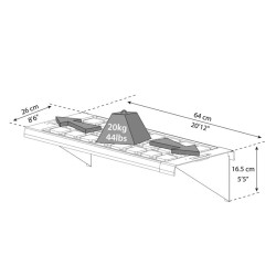 Canopia - Kit 2 étagères de récupération pour serre