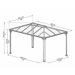 Canopia - Pergola - Gazebo Martinique 4300