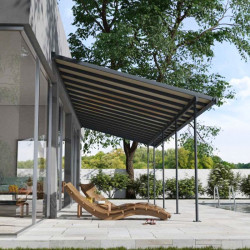 Canopia - Pergola - Capri - 8.51x3m - Gris Bronze