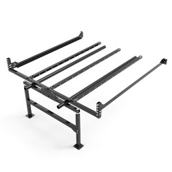 Idrolab - Rolling Bench Idroroll - Table de culture modulaire complète - 120x240cm