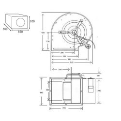 SONOBOX BOIS  2000M3/H (ENTREE/SORTIE 315MM)