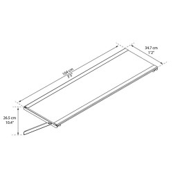 UTILITY SHED SHELF KIT - 4 PACK