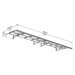 CANOPY AMSTERDAM 4460 GREY CLEAR