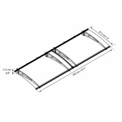 CANOPY ALTAIR 3000 GREY CLEAR