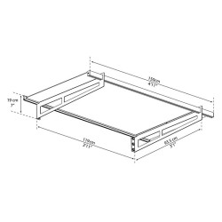 CANOPY BREMEN 1500 GREY CLEAR