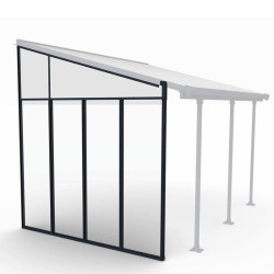 PATIO COVER 3 SERIES SIDEWALL GREY 7016