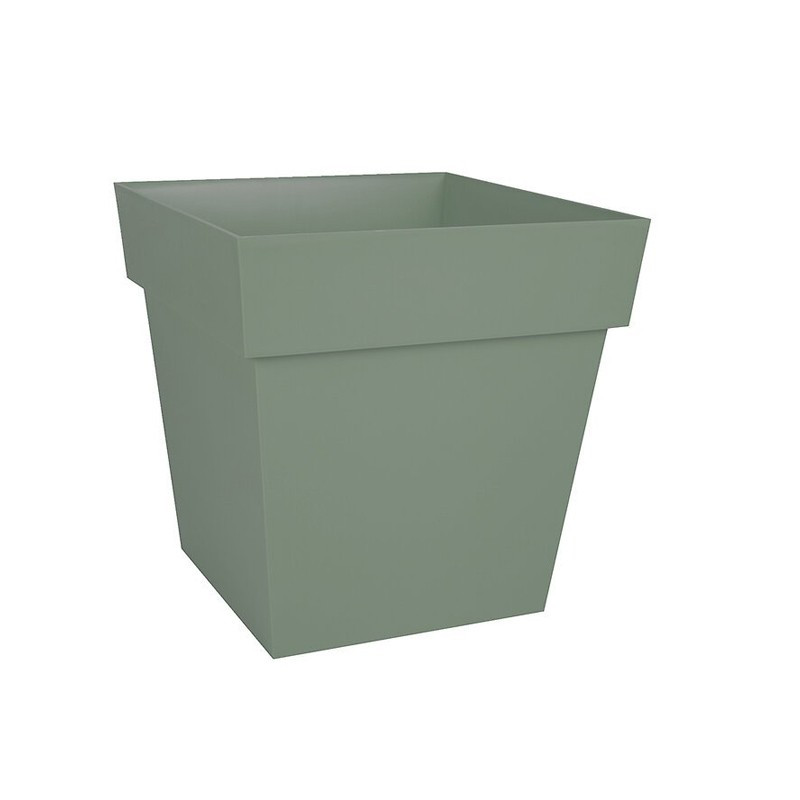 EDA - Pot carré Toscane - Vert Laurier - 87L - 50cm