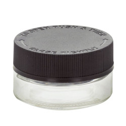 Qnubu - Pot en verre refermable 30ml