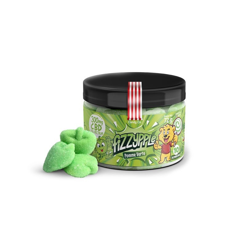 Candy Co - Bonbon gout pomme verte - CBD 300mg - 72g