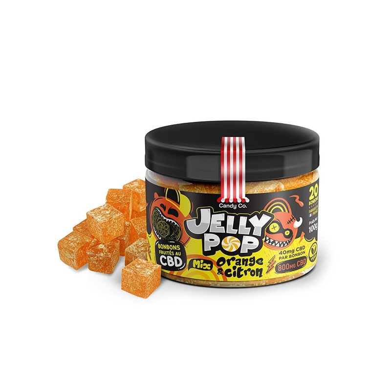 La Délicieuse - Bonbon gout orange et citron - CBD 800mg - 100g