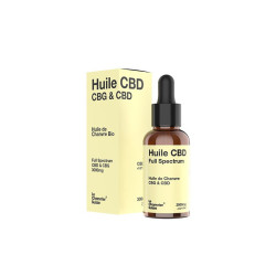 Le Chanvrier Suisse - Huile CBD 3000mg et CBG - 30ml