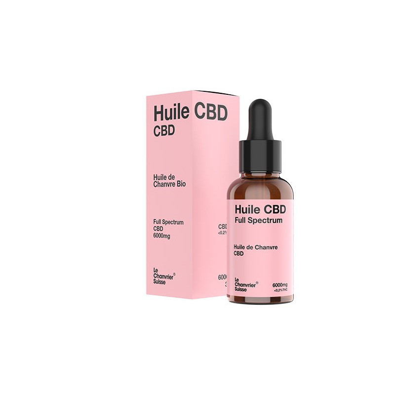 Le Chanvrier Suisse - Huile CBD 6000mg - 300ml