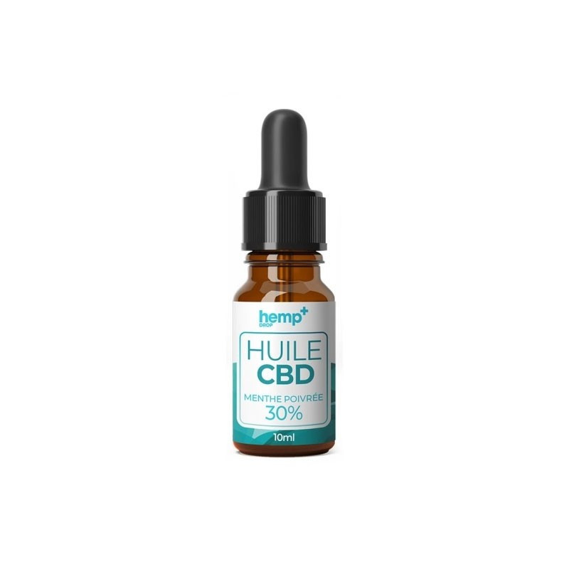 Hemp+ - Huile CBD 30% - 10ml - Menthe poivrée