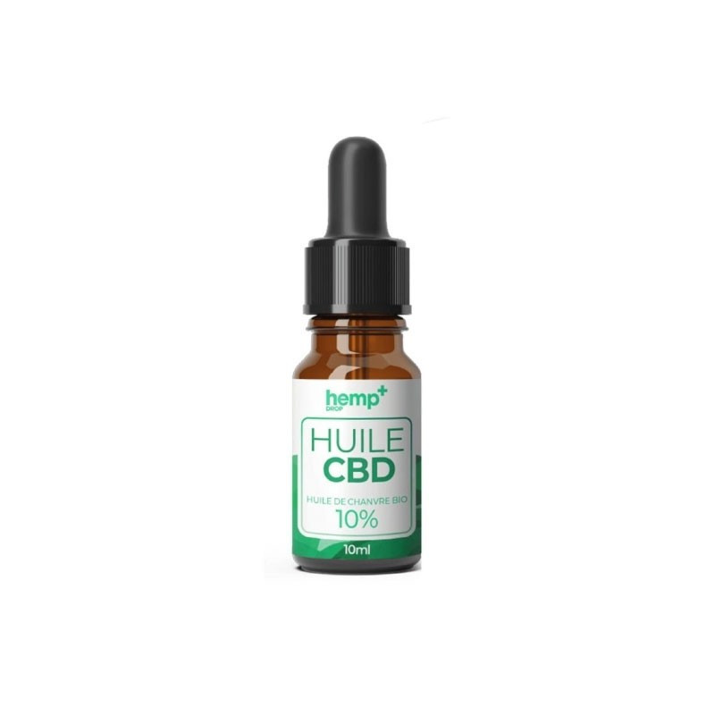 Hemp+ - Huile CBD 10% - 10ml - Chanvre naturel