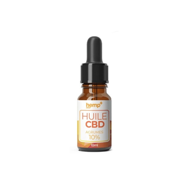 Hemp+ - Huile CBD 10% - 10ml - Agrumes