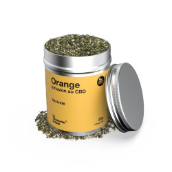 Le Chanvrier Suisse - Infusion gout orange - CBD 100mg - 30g