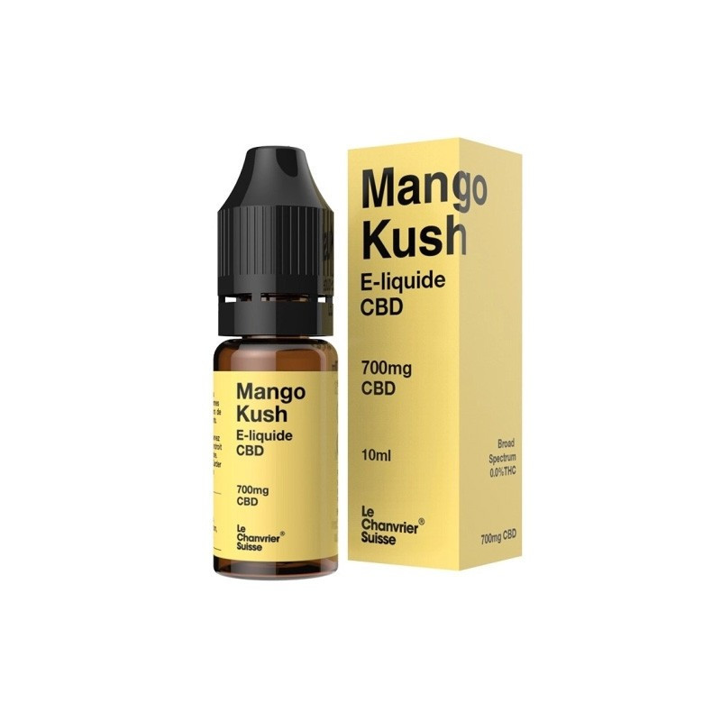 Le Chanvrier Suisse - E-liquide CBD 700mg - Mango Kush 10ml