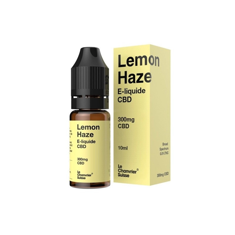 Le Chanvrier Suisse - E-liquide CBD 300mg - Lemon Haze 10ml