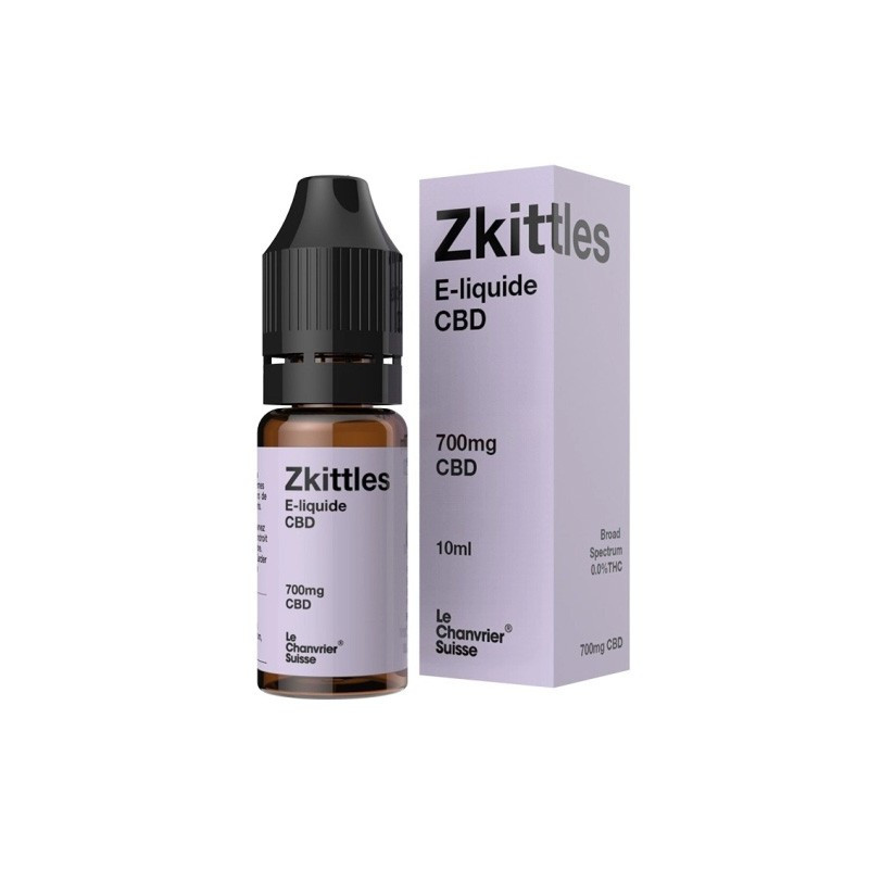 Le Chanvrier Suisse - E-liquide CBD 700mg - Zkittles 10ml