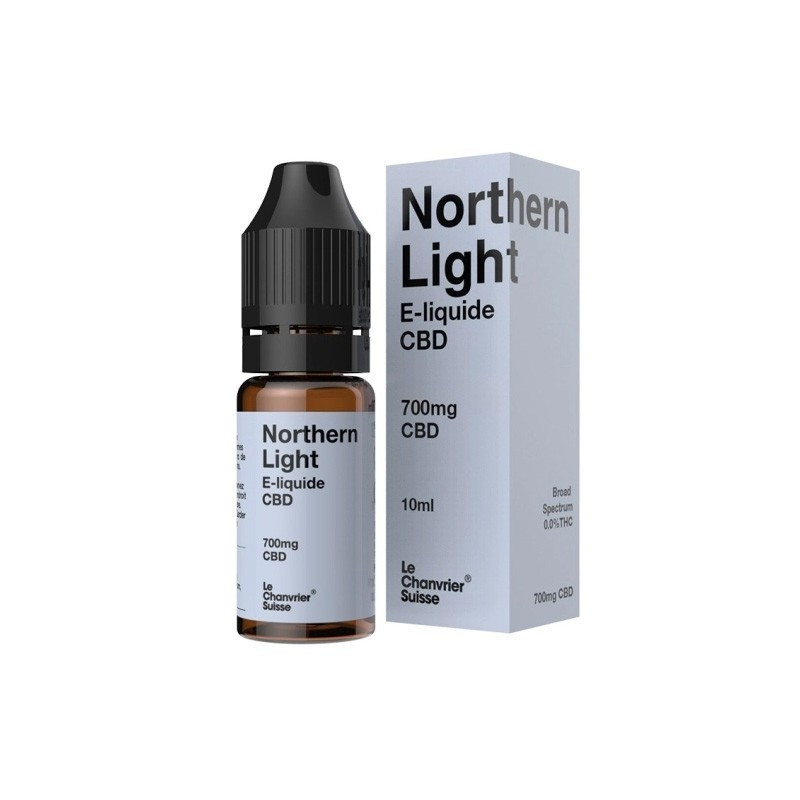 Le Chanvrier Suisse - E-liquide CBD 700mg - Nothern Light 10ml