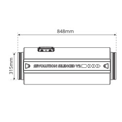 G.A.S - Extracteur Stratos Revolution Silenced 2111m³/h - 315 AC LP V2